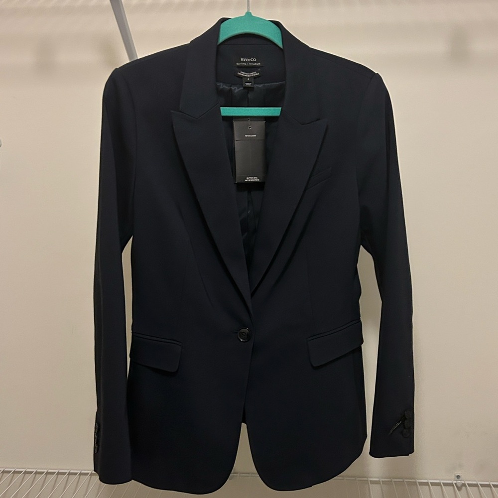 RW&CO. Midnight Blue Women's Blazer - Picture 5 of 16